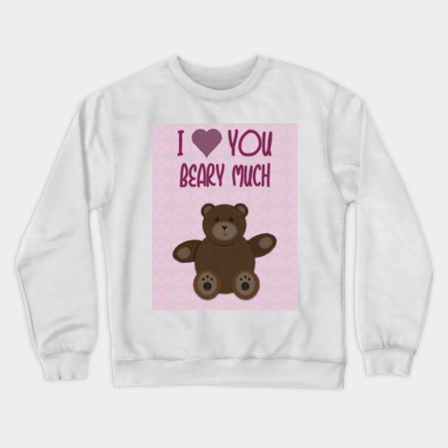 Beary Love Crewneck Sweatshirt by LozMac